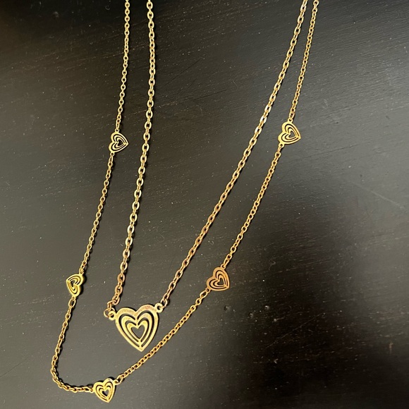 Gold Hearts Necklace - Picture 6 of 6